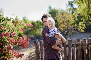 Matthias and his daughter Hedi.  Mallorca / Spain