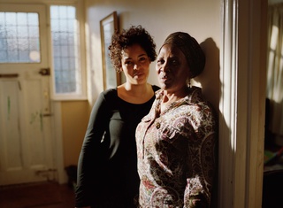 Rosie Russel and mum. London / UK